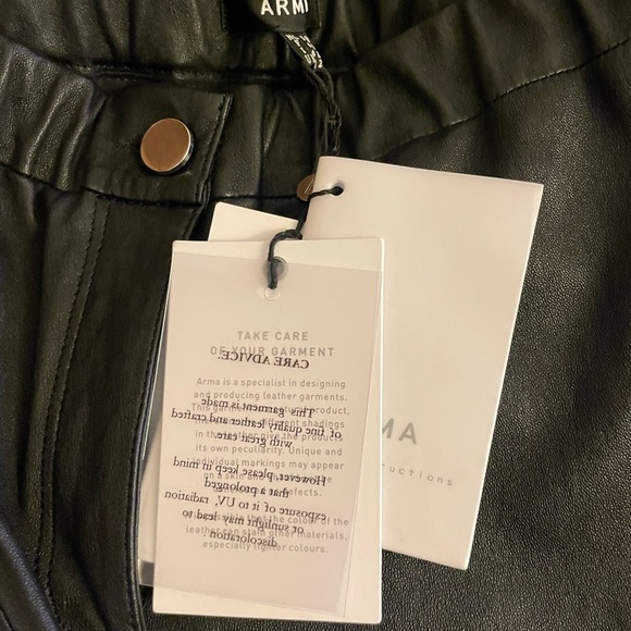 Arma flared leather pants - Picture 7 of 7